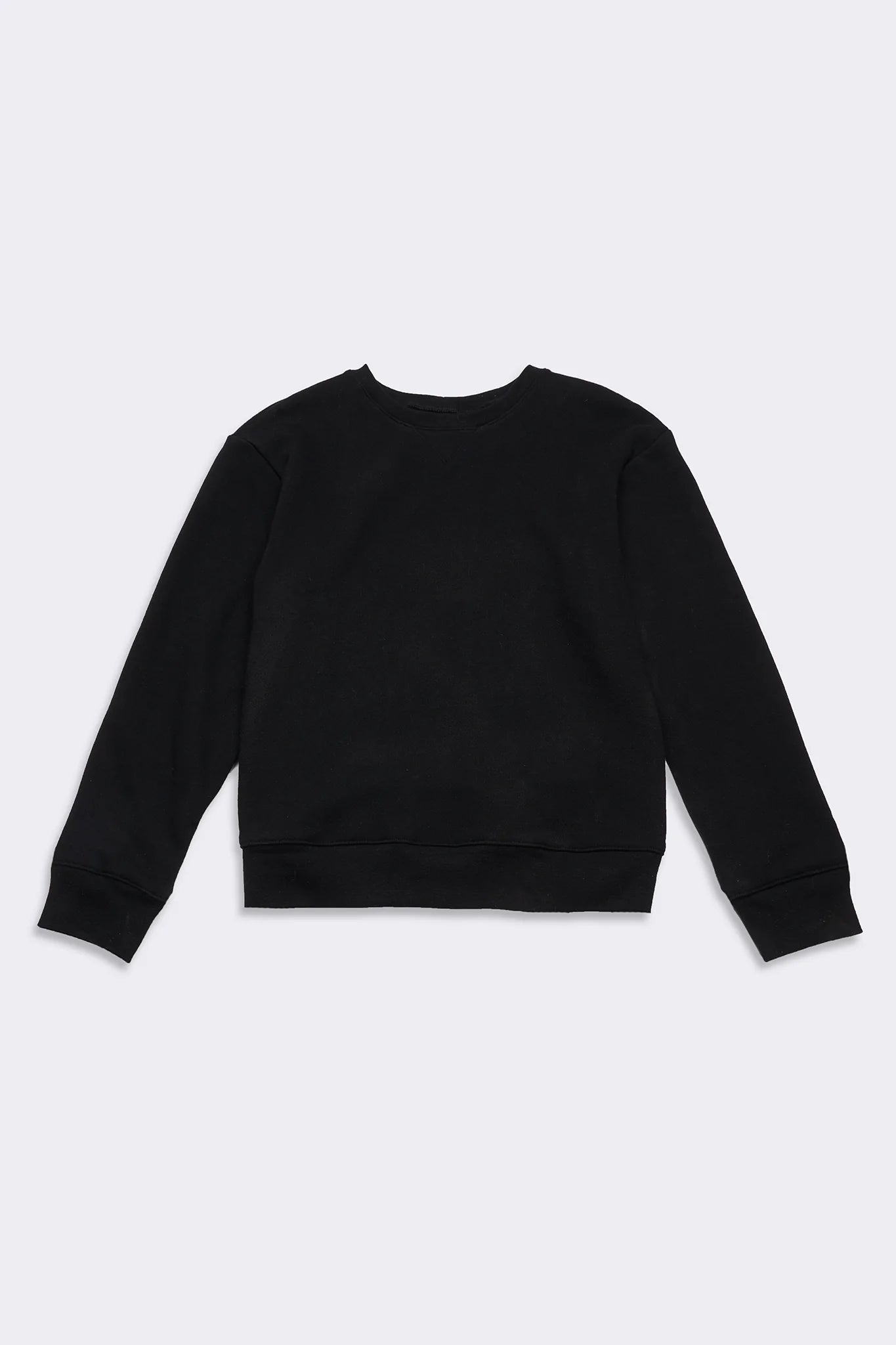 Women's Heavyweight Crew Sweatshirt in Black